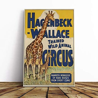 Big Box Art Canvas Print Wall Art Vintage Circus Poster (22) Mounted and Stretched Box Frame Picture Home Decor for Kitchen, Living, Dining Room, Bedroom, Hallway, Multi-Colour, 20x14 Inch Big Box Art Canvas Print Wall Art Vintage Circus Poster (22) Mounted and Stretched Box Frame Picture Home Decor for Kitchen, Living, Dining Room, Bedroom, Hallway, Multi-Colour, 20x14 Inch