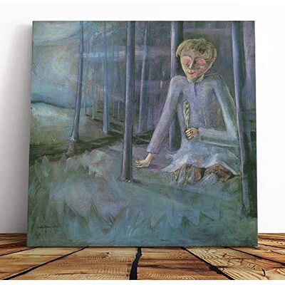 Big Box Art Canvas Print Wall Art Walter Gramatte Boy Mounted and Stretched Box Frame Picture Home Decor for Kitchen, Living, Dining Room, Bedroom, Hallway, Muli-Colour, 14x14 Inch Big Box Art Canvas Print Wall Art Walter Gramatte Boy Mounted and Stretched Box Frame Picture Home Decor for Kitchen, Living, Dining Room, Bedroom, Hallway, Muli-Colour, 14x14 Inch