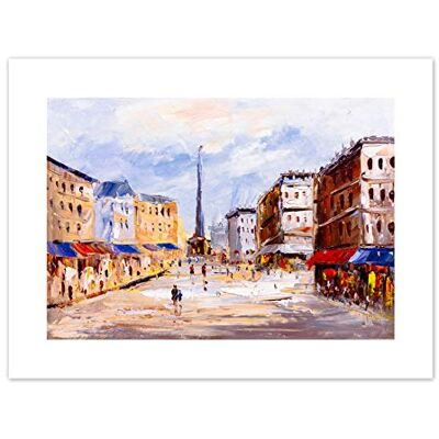 Fine Art Prints European Cityscape Painting Art Print Canvas Premium Wall Decor Poster Fine Art Prints European Cityscape Painting Art Print Canvas Premium Wall Decor Poster