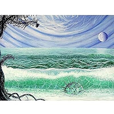 Fine Art Prints Ivashchenko Space Planet Water Life Moon Painting Art Print Canvas Premium Wall Decor Poster Mural Fine Art Prints Ivashchenko Space Planet Water Life Moon Painting Art Print Canvas Premium Wall Decor Poster Mural
