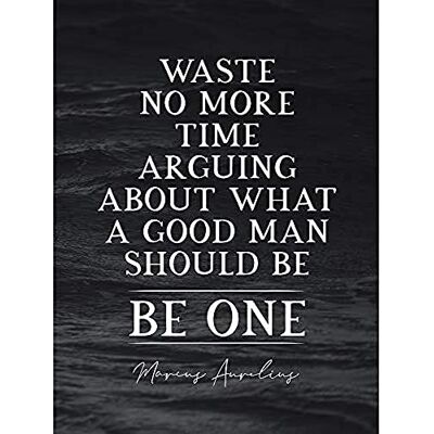 Artery8 Slate Quote Marcus Aurelius Good Man Be One Art Print Canvas Premium Wall Decor Poster Mural Artery8 Slate Quote Marcus Aurelius Good Man Be One Art Print Canvas Premium Wall Decor Poster Mural