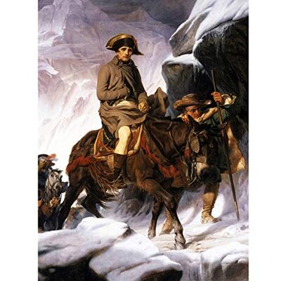 Fine Art Prints Delaroche Napoleon Crossing Alps Painting Premium Wall Art Canvas Print 18X24 Inch Fine Art Prints Delaroche Napoleon Crossing Alps Painting Premium Wall Art Canvas Print 18X24 Inch