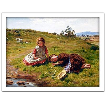 Fine Art Prints Mctaggart Spring Scotland Children Landscape Painting Large Framed Art Print Poster Wall Decor 18x24 in Fine Art Prints Mctaggart Spring Scotland Children Landscape Painting Large Framed Art Print Poster Wall Decor 18x24 in
