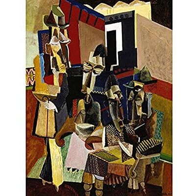 Fine Art Prints Weber The Visit Abstract Cubism Painting Art Print Canvas Premium Wall Decor Poster Mural Fine Art Prints Weber The Visit Abstract Cubism Painting Art Print Canvas Premium Wall Decor Poster Mural