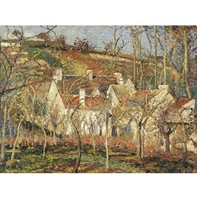 Fine Art Prints Pissarro Red Roofs Corner Of A Village Winter Large Wall Art Print Canvas Premium Poster Mural Fine Art Prints Pissarro Red Roofs Corner Of A Village Winter Large Wall Art Print Canvas Premium Poster Mural