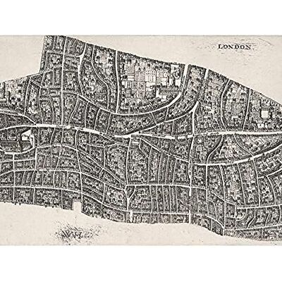 Artery8 Map Hollar 1677 London City Before Great Fire 1666 Plan Unframed Wall Art Print Poster Home Decor Premium Artery8 Map Hollar 1677 London City Before Great Fire 1666 Plan Unframed Wall Art Print Poster Home Decor Premium