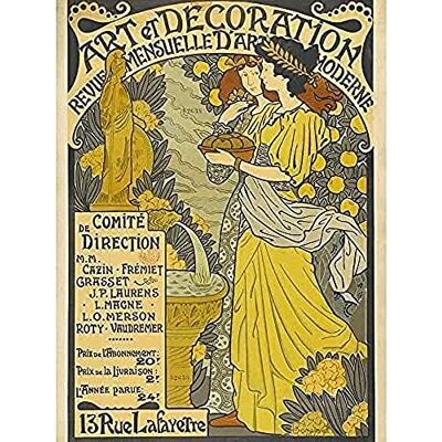 Fine Art Prints Lorain Decoration Magazine Nouveau French Advert Art Print Canvas Premium Wall Decor Poster Mural Fine Art Prints Lorain Decoration Magazine Nouveau French Advert Art Print Canvas Premium Wall Decor Poster Mural