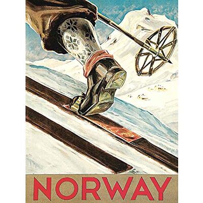 Wee Blue Coo Travel Tourism Winter Sports Norway Ski Skiing Skiier Snow Cold Art Print Poster Wall Decor 12X16 Inch Wee Blue Coo Travel Tourism Winter Sports Norway Ski Skiing Skiier Snow Cold Art Print Poster Wall Decor 12X16 Inch