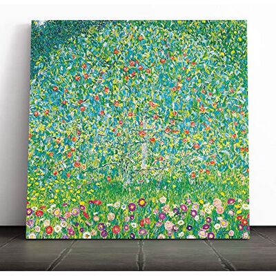 Big Box Art Canvas Print Wall Art Gustav Klimt Apple Tree (2) Mounted and Stretched Box Frame Picture Home Decor for Kitchen, Living, Dining Room, Bedroom, Hallway, Muli-Colour, 14x14 Inch Big Box Art Canvas Print Wall Art Gustav Klimt Apple Tree (2) Mounted and Stretched Box Frame Picture Home Decor for Kitchen, Living, Dining Room, Bedroom, Hallway, Muli-Colour, 14x14 Inch