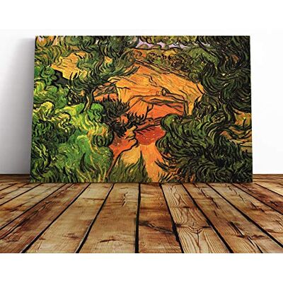 Big Box Art Canvas Print Wall Art Vincent Van Gogh Entrance to a Quarry Mounted & Stretched Box Frame Picture Home Decor for Kitchen, Living Room, Bedroom, Hallway, Multi-Colour, 20x14 Inch Big Box Art Canvas Print Wall Art Vincent Van Gogh Entrance to a Quarry Mounted & Stretched Box Frame Picture Home Decor for Kitchen, Living Room, Bedroom, Hallway, Multi-Colour, 20x14 Inch