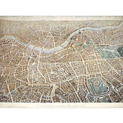 Fine Art Prints Effingham A Balloon View Of London As Seen From Hampstead Large Wall Art Print Canvas Premium Poster Mural Fine Art Prints Effingham A Balloon View Of London As Seen From Hampstead Large Wall Art Print Canvas Premium Poster Mural