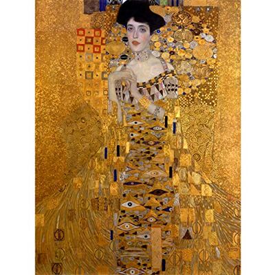 Wee Blue Coo Cultural Gustav Klimt Bloch Bauer Portrait Secession Abstract Art Canvas Print Wee Blue Coo Cultural Gustav Klimt Bloch Bauer Portrait Secession Abstract Art Canvas Print