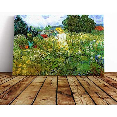 Big Box Art Canvas Print Wall Art Vincent Van Gogh Marguerite Gachet in The Garden Mounted & Stretched Box Frame Picture Home Decor for Kitchen, Living Room, Bedroom, Multi-Colour, 20x14 Inch Big Box Art Canvas Print Wall Art Vincent Van Gogh Marguerite Gachet in The Garden Mounted & Stretched Box Frame Picture Home Decor for Kitchen, Living Room, Bedroom, Multi-Colour, 20x14 Inch