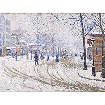 Fine Art Prints Paul Signac Snow Boulevard De Clichy Paris Art Print Canvas Premium Wall Decor Poster Mural Fine Art Prints Paul Signac Snow Boulevard De Clichy Paris Art Print Canvas Premium Wall Decor Poster Mural