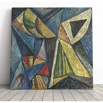 Big Box Art Canvas Print Wall Art Alexander Bogomazov Black Triangle Mounted & Stretched Box Frame Picture Home Decor for Kitchen, Living Room, Bedroom, Hallway, Muli-Colour, 14x14 Inch Big Box Art Canvas Print Wall Art Alexander Bogomazov Black Triangle Mounted & Stretched Box Frame Picture Home Decor for Kitchen, Living Room, Bedroom, Hallway, Muli-Colour, 14x14 Inch