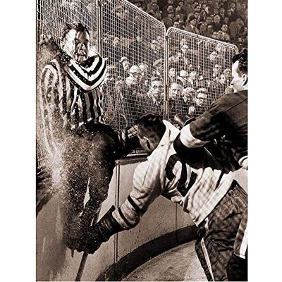 Wee Blue Coo Sport Vintage Photography Ice Hockey Check Howe Hannigan Art Print Poster Wall Decor 12X16 Inch Wee Blue Coo Sport Vintage Photography Ice Hockey Check Howe Hannigan Art Print Poster Wall Decor 12X16 Inch