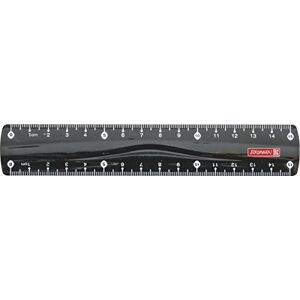 BRUNNEN Colour Code Ruler for Left and Right-Handed Users, 15 cm, Assorted Colours 15 cm Schwarz/Onyx BRUNNEN Colour Code Ruler for Left and Right-Handed Users, 15 cm, Assorted Colours 15 cm Schwarz/Onyx