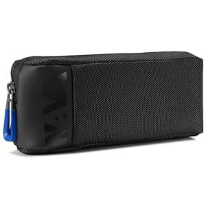 NAVA Design Pencil Case with Zip Closure, Colour Black/Cobalt Blue Size 8 x 21 x 5 cm NAVA Design Pencil Case with Zip Closure, Colour Black/Cobalt Blue Size 8 x 21 x 5 cm