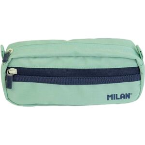 MILAN Rectangular Pencil case 2 Zippers Series 1918. Green ® MILAN Rectangular Pencil case 2 Zippers Series 1918. Green ®