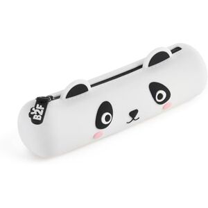 Back2Fun Soft Silicone School Pencil Case with Zipper and Pull, Embossed Details, Size Ø45 x 185 mm, Kawaii Style for Back to School, Panda Back2Fun Soft Silicone School Pencil Case with Zipper and Pull, Embossed Details, Size Ø45 x 185 mm, Kawaii Style for Back to School, Panda