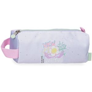 Enso New Vibes Round Pencil Case Blue 22x8.5x8cm Polyester Enso New Vibes Round Pencil Case Blue 22x8.5x8cm Polyester