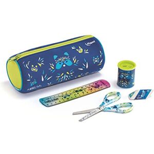 Maped Mini Cute School Supplies Kit for Kids 1 Round Pencil Case + 1 Pair of Scissors 13 cm + 1 Can Pencil Sharpener + 1 White Eraser + 1 Ruler 15 cm Blue Maped Mini Cute School Supplies Kit for Kids 1 Round Pencil Case + 1 Pair of Scissors 13 cm + 1 Can Pencil Sharpener + 1 White Eraser + 1 Ruler 15 cm Blue