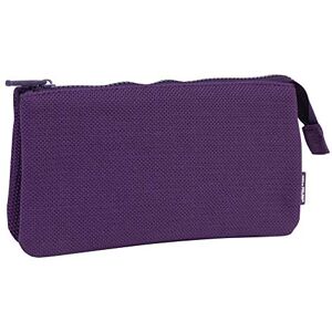 Knit Deep Purple Lila Milan 3-Compartment Pencil Case - Pencil Case Knit Deep Purple Lila Milan 3-Compartment Pencil Case - Pencil Case