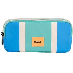 Factis ® Pencil case 3 zips 3 lines blue Factis ® Pencil case 3 zips 3 lines blue