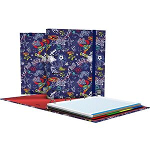 Grafoplás 4 Ring Binder with Refill A4 Includes 100 Grid 5x5 Sheets Dividers Clear Envelope Bits & Bobs Pop Up Design Star Grafoplás 4 Ring Binder with Refill A4 Includes 100 Grid 5x5 Sheets Dividers Clear Envelope Bits & Bobs Pop Up Design Star