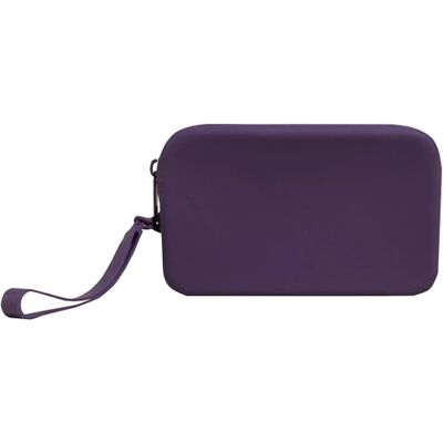 Exacompta Ref 39730E Titanium Accessory Pouch Silicone Pouch 4 Random Colours: Aubergine, White, Coconut or Black Dimensions 15 x 9 x 2.5 cm Exacompta Ref 39730E Titanium Accessory Pouch Silicone Pouch 4 Random Colours: Aubergine, White, Coconut or Black Dimensions 15 x 9 x 2.5 cm
