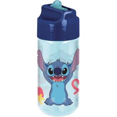 Tataway Ecozen 430 ml Stitch Disney Water Bottle for Children — BPA-free drip bottle with airtight seal and flip spout — ideal for school, kindergarten, sports and outings — Lightweight and durable Tataway Ecozen 430 ml Stitch Disney Water Bottle for Children — BPA-free drip bottle with airtight seal and flip spout — ideal for school, kindergarten, sports and outings — Lightweight and durable
