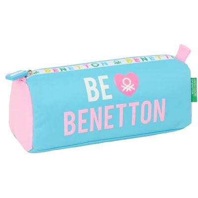 safta Benetton Unique – Pencil Case with Zip and Compartment, Children's Pencil Case, Ideal for School Age Children, Comfortable and Versatile, Quality and Resistance, 21 x 7 x 8 cm, Turquoise safta Benetton Unique – Pencil Case with Zip and Compartment, Children's Pencil Case, Ideal for School Age Children, Comfortable and Versatile, Quality and Resistance, 21 x 7 x 8 cm, Turquoise