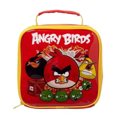 HOX Angry Birds Kids Insulated Lunch Bag – Red, Chuck & Bomb Character Design, Thermal School Lunchbox with Zip & Handle, BPA Free Wipe-Clean Food Bag 23 x 20 x 8 cm HOX Angry Birds Kids Insulated Lunch Bag – Red, Chuck & Bomb Character Design, Thermal School Lunchbox with Zip & Handle, BPA Free Wipe-Clean Food Bag 23 x 20 x 8 cm