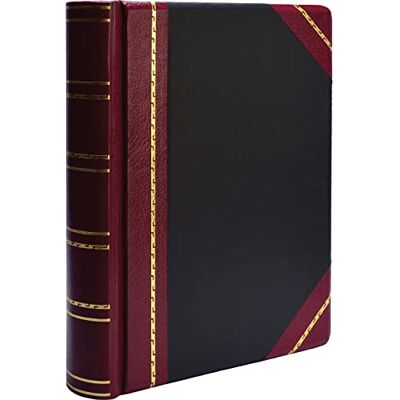 Wilson Jones Minute Book, Binder Only, Letter Size, 500 Page Capacity, Imitation Leather, Red and Black (W397-15) Wilson Jones Minute Book, Binder Only, Letter Size, 500 Page Capacity, Imitation Leather, Red and Black (W397-15)