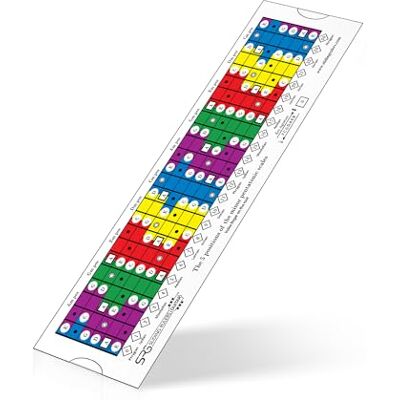 Sliding Rulers for Guitar Sliding Ruler Magic tool for the practice of PENTATONIC, DIATONIC and MODE scales/Pentatonic Sliding Ruler for Guitar: The essential tool for ALL Guitarists Sliding Rulers for Guitar Sliding Ruler Magic tool for the practice of PENTATONIC, DIATONIC and MODE scales/Pentatonic Sliding Ruler for Guitar: The essential tool for ALL Guitarists