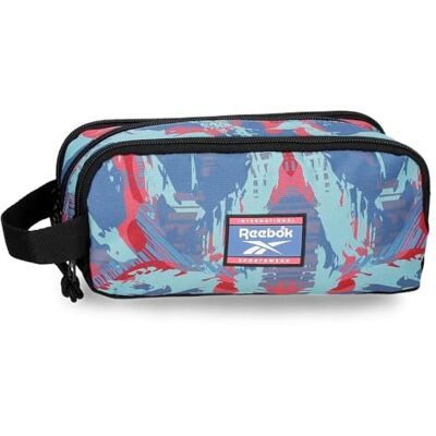 Reebok Tacoma Estuche Triple Blue 22x10x9 cm Polyester by Joumma Bags Reebok Tacoma Estuche Triple Blue 22x10x9 cm Polyester by Joumma Bags