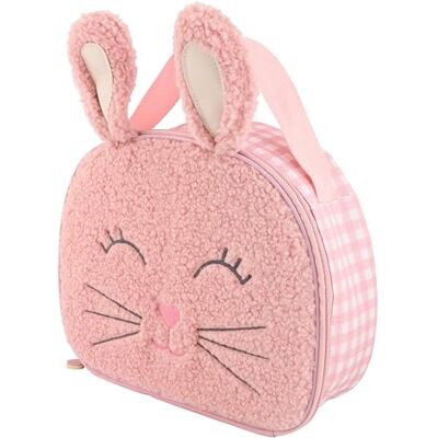 Polar Gear Fluffy Kids Lunch Bag – Boucle Pink Bunny Sensory Lunch Bag for Girls & Boys, Lightweight & Durable with Wipe-Clean Lining, Insulated to Keep Food Fresh, Ideal for School or Trips Polar Gear Fluffy Kids Lunch Bag – Boucle Pink Bunny Sensory Lunch Bag for Girls & Boys, Lightweight & Durable with Wipe-Clean Lining, Insulated to Keep Food Fresh, Ideal for School or Trips