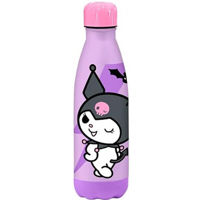 Kids Licensing Kuromi 500ml Stainless Steel Bottle, BPA and Toxin Free, Keeps Hot or Cold Drinks, Reusable Bottle for Girls, Ideal for School. Kids Licensing Kuromi 500ml Stainless Steel Bottle, BPA and Toxin Free, Keeps Hot or Cold Drinks, Reusable Bottle for Girls, Ideal for School.