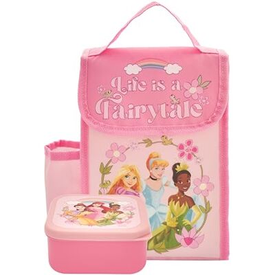 Disney Princess Girls Lunch Bag with Kids Snack Box by Polar Gear Princess Gifts Back to School Supplies Insulated Girls Lunch Box Bag Princesses Rapunzel, Cinderella, Tiana Disney Princess Girls Lunch Bag with Kids Snack Box by Polar Gear Princess Gifts Back to School Supplies Insulated Girls Lunch Box Bag Princesses Rapunzel, Cinderella, Tiana