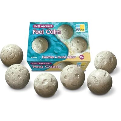 Yellow Door Roll Around Feel Calm Six Wellbeing Mindful Playdough Roller Balls Early Educational Learning Sensory Spheres Fine Motor Skills Stamp in Dough Clay Sand Durable Outdoors Yellow Door Roll Around Feel Calm Six Wellbeing Mindful Playdough Roller Balls Early Educational Learning Sensory Spheres Fine Motor Skills Stamp in Dough Clay Sand Durable Outdoors