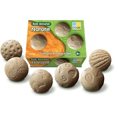 Yellow Door Roll Around Nature Six Wildlife Playdough Roller Balls Early Education Sensory Spheres Fine Motor Skills Stamping and Rolling in Playdough Clay Sand Durable Outdoor Learning Yellow Door Roll Around Nature Six Wildlife Playdough Roller Balls Early Education Sensory Spheres Fine Motor Skills Stamping and Rolling in Playdough Clay Sand Durable Outdoor Learning