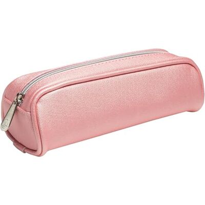 Exacompta Ref 52680E Box of 6 Pearl-Shaped Pencil Cases in Metallic Effect Imitation Leather Washable with a Damp Cloth Lined with Polyester Colours: Blue and Pink Exacompta Ref 52680E Box of 6 Pearl-Shaped Pencil Cases in Metallic Effect Imitation Leather Washable with a Damp Cloth Lined with Polyester Colours: Blue and Pink