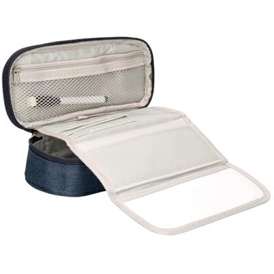 Liderpapel , School Bag, Pencil Case, Oval, School Case, 22 x 6 x 9 cm, Interior Organizer, with Pockets, Waterproof Name Label, Assorted Colours Liderpapel , School Bag, Pencil Case, Oval, School Case, 22 x 6 x 9 cm, Interior Organizer, with Pockets, Waterproof Name Label, Assorted Colours