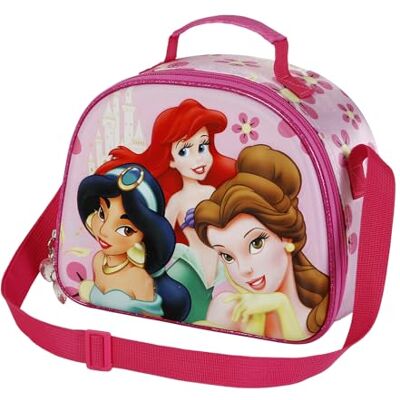 Disney Princess Palace-3D Lunch Bag, Pink, 25.5 x 20 cm Disney Princess Palace-3D Lunch Bag, Pink, 25.5 x 20 cm