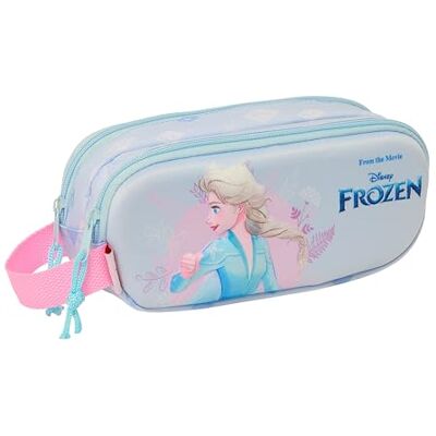 safta Frozen 3D – Double 3D Pencil Case, Children's Pencil Case, Ideal for School-Aged Children, Comfortable and Versatile, Quality and Resistance, 21 x 6 x 8 cm, Lilac Colour, lilac, Estándar, Casual safta Frozen 3D – Double 3D Pencil Case, Children's Pencil Case, Ideal for School-Aged Children, Comfortable and Versatile, Quality and Resistance, 21 x 6 x 8 cm, Lilac Colour, lilac, Estándar, Casual