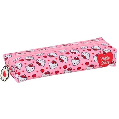safta HELLO KITTY – Rectangular Children's Pencil Case, Children's Pencil Case, Ideal for School Age Children, Comfortable and Versatile, Quality and Resistance, 22 x 7 x 40 cm safta HELLO KITTY – Rectangular Children's Pencil Case, Children's Pencil Case, Ideal for School Age Children, Comfortable and Versatile, Quality and Resistance, 22 x 7 x 40 cm