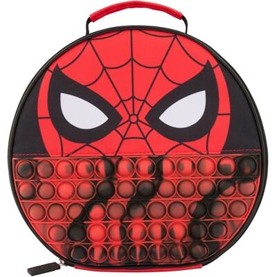 Marvel Spider-Man Sensory Pop It Lunch Bag by Polar Gear – Lightweight & Durable with Wipe-Clean Lining, Insulated to Keep Food Fresh, Cool Bag with Zip Closure – Ideal for School or Trips Marvel Spider-Man Sensory Pop It Lunch Bag by Polar Gear – Lightweight & Durable with Wipe-Clean Lining, Insulated to Keep Food Fresh, Cool Bag with Zip Closure – Ideal for School or Trips