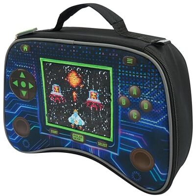 Polar Gear Kids Lunch Bag – Gamer Console Sensory Design, Lightweight & Durable with Wipe-Clean Lining, Insulated to Keep Food Fresh, Black Cool Bag with Zip Closure – Ideal for School or Trips Polar Gear Kids Lunch Bag – Gamer Console Sensory Design, Lightweight & Durable with Wipe-Clean Lining, Insulated to Keep Food Fresh, Black Cool Bag with Zip Closure – Ideal for School or Trips