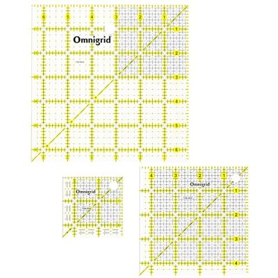 Omnigrid Ruler Set Minis clear Omnigrid Ruler Set Minis clear