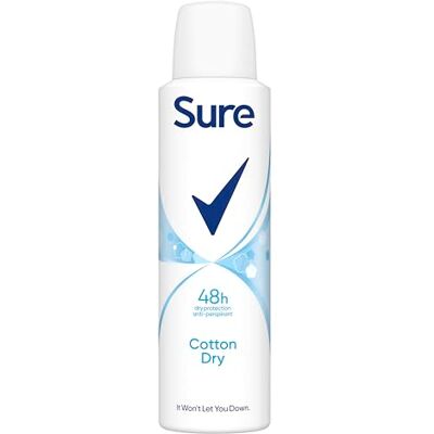 Sure - Motion Sense Cotton Dry - 6 Pack - 150 ml - Antiperspirant Sure - Motion Sense Cotton Dry - 6 Pack - 150 ml - Antiperspirant
